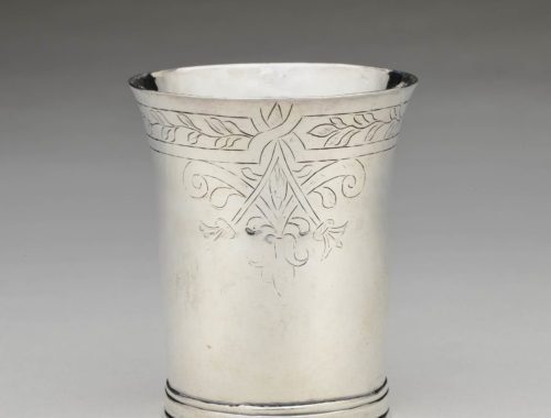 Charles II silver beaker