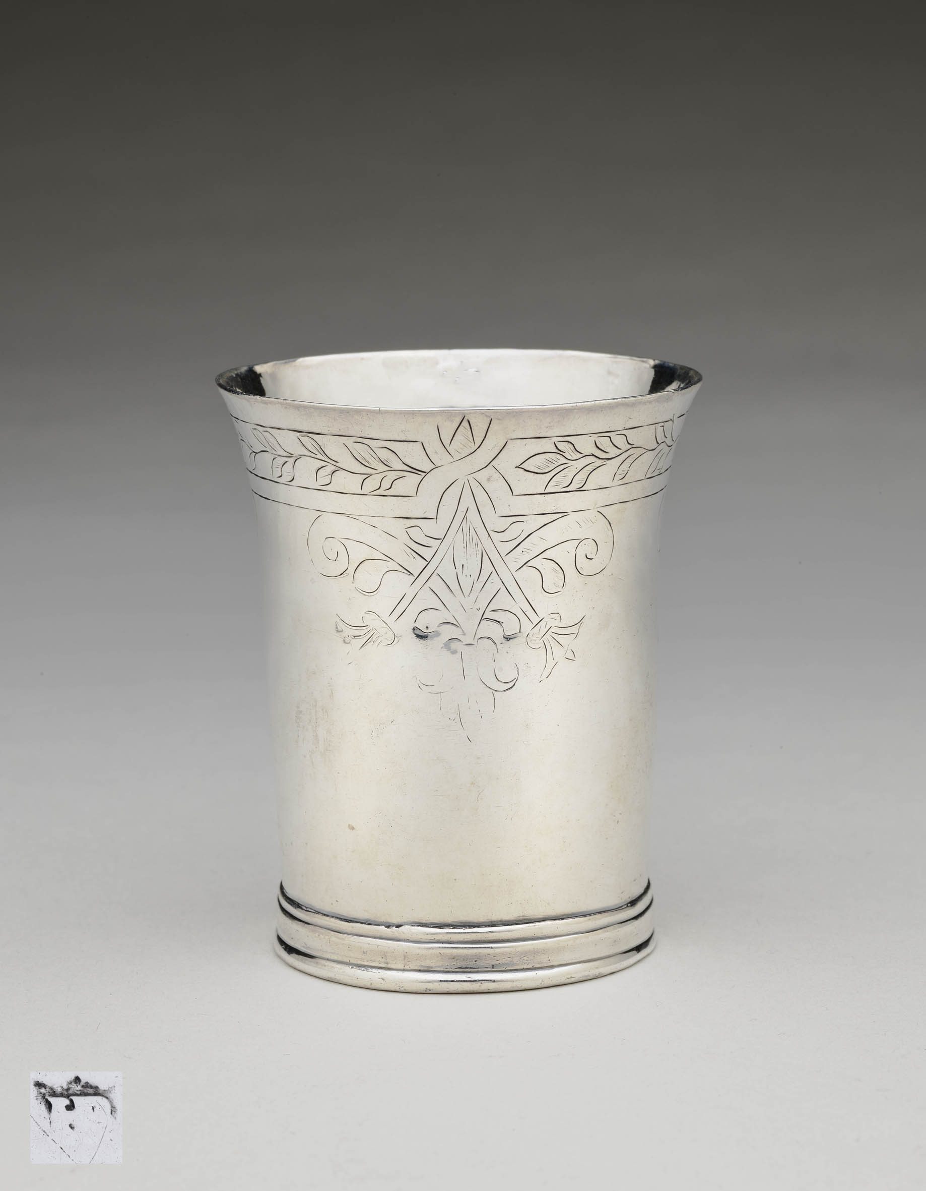 Charles II silver beaker