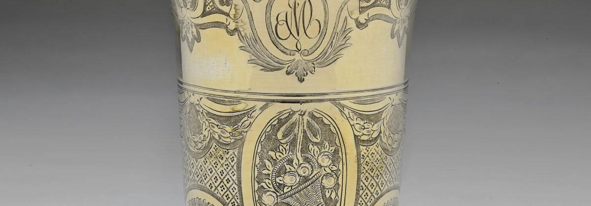 Beaker silver gilt, Paris 18th century