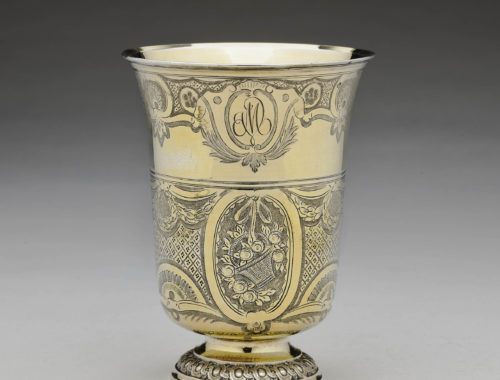 Beaker silver gilt, Paris 18th century
