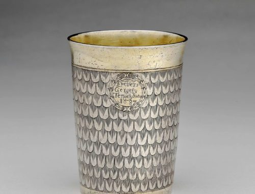 Silver beaker Transilvania 17th century