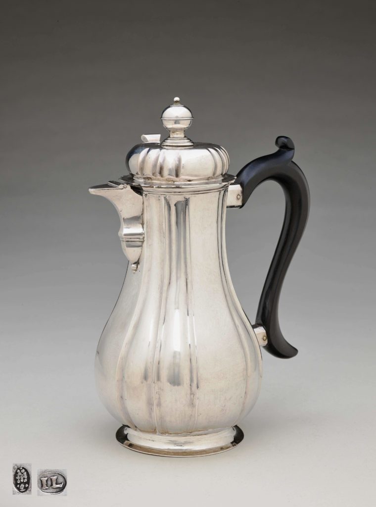 German Silver Chocolatpot with Screw-Knob for a Whorl│Helga Matzke