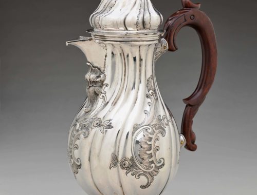 Coffeepot silver rococo