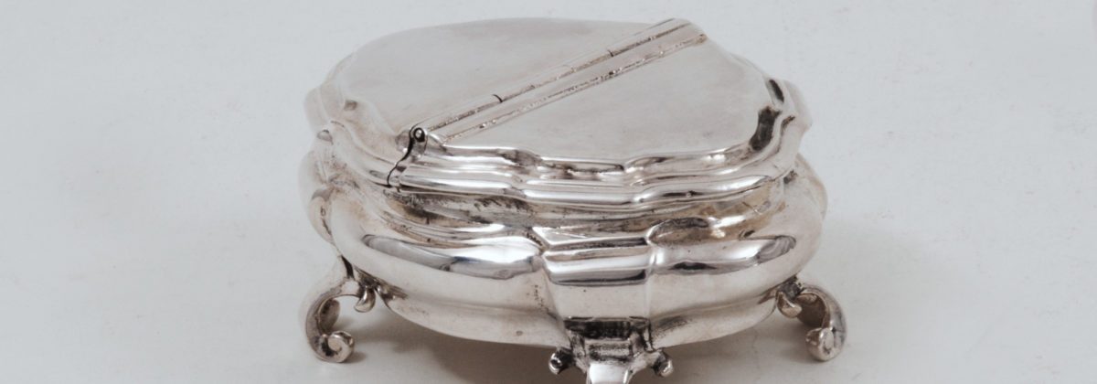 Silver Spice box, 18th century