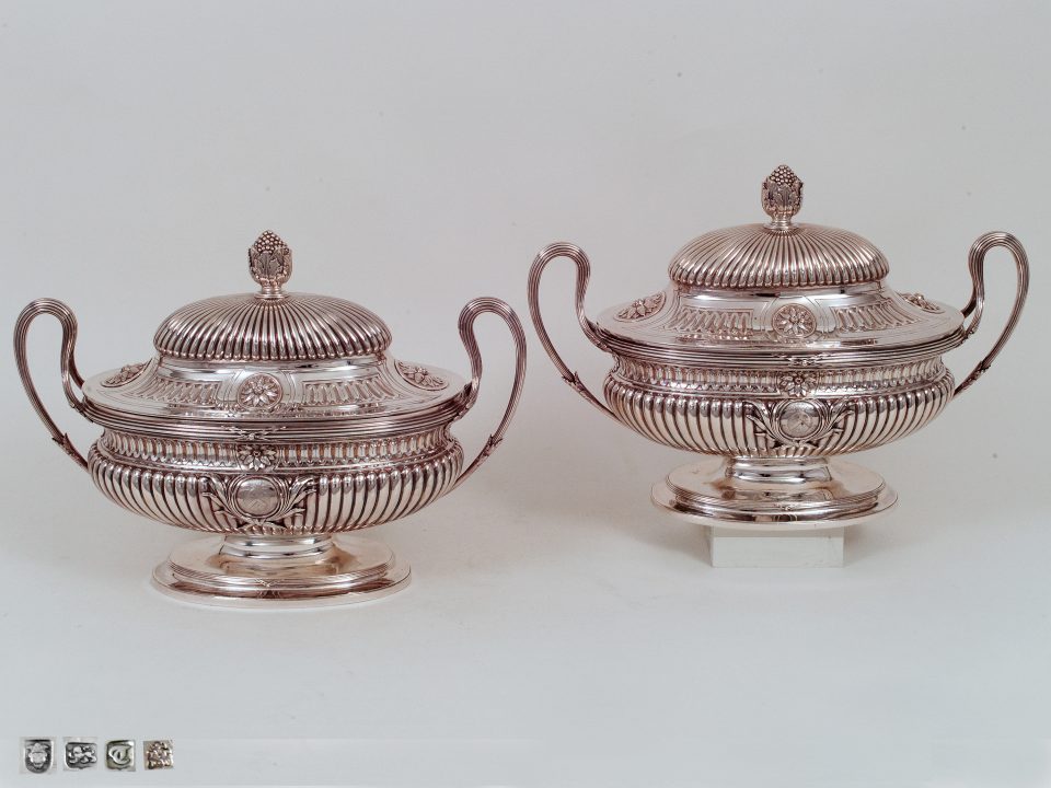 George III Silver tureens, Chambers