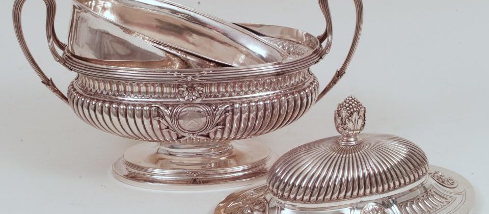 silver tureen, neoclassical, London