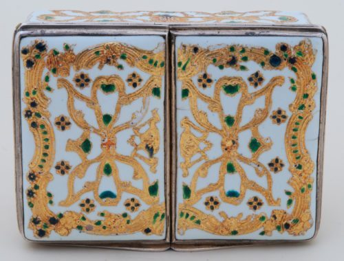 Snuff box, enamel German