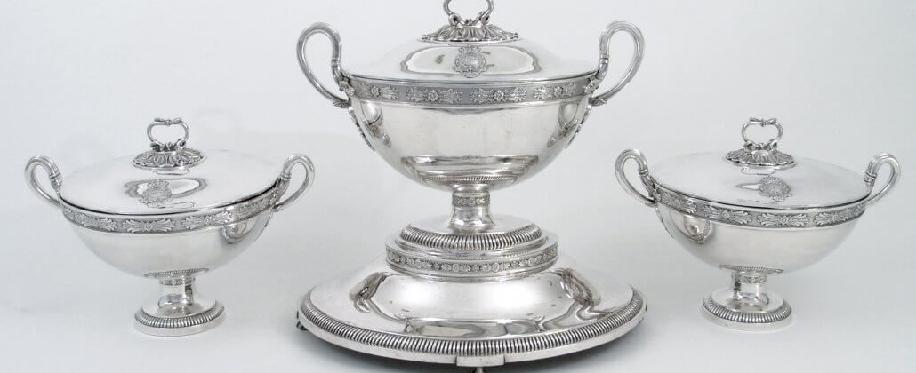 antique silver tureens royal