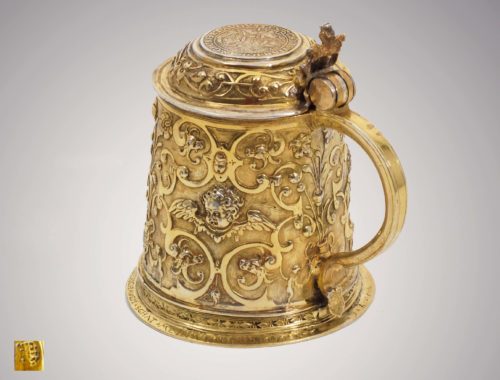 Jawor Tankard silver gilt 16th century