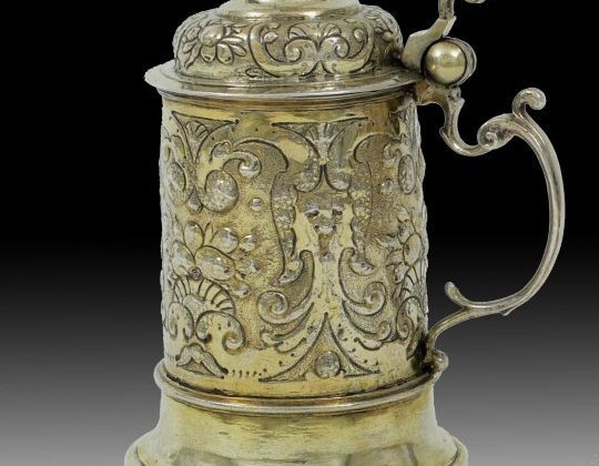 Baroque Silver Tankard, Augsburg, 17th century