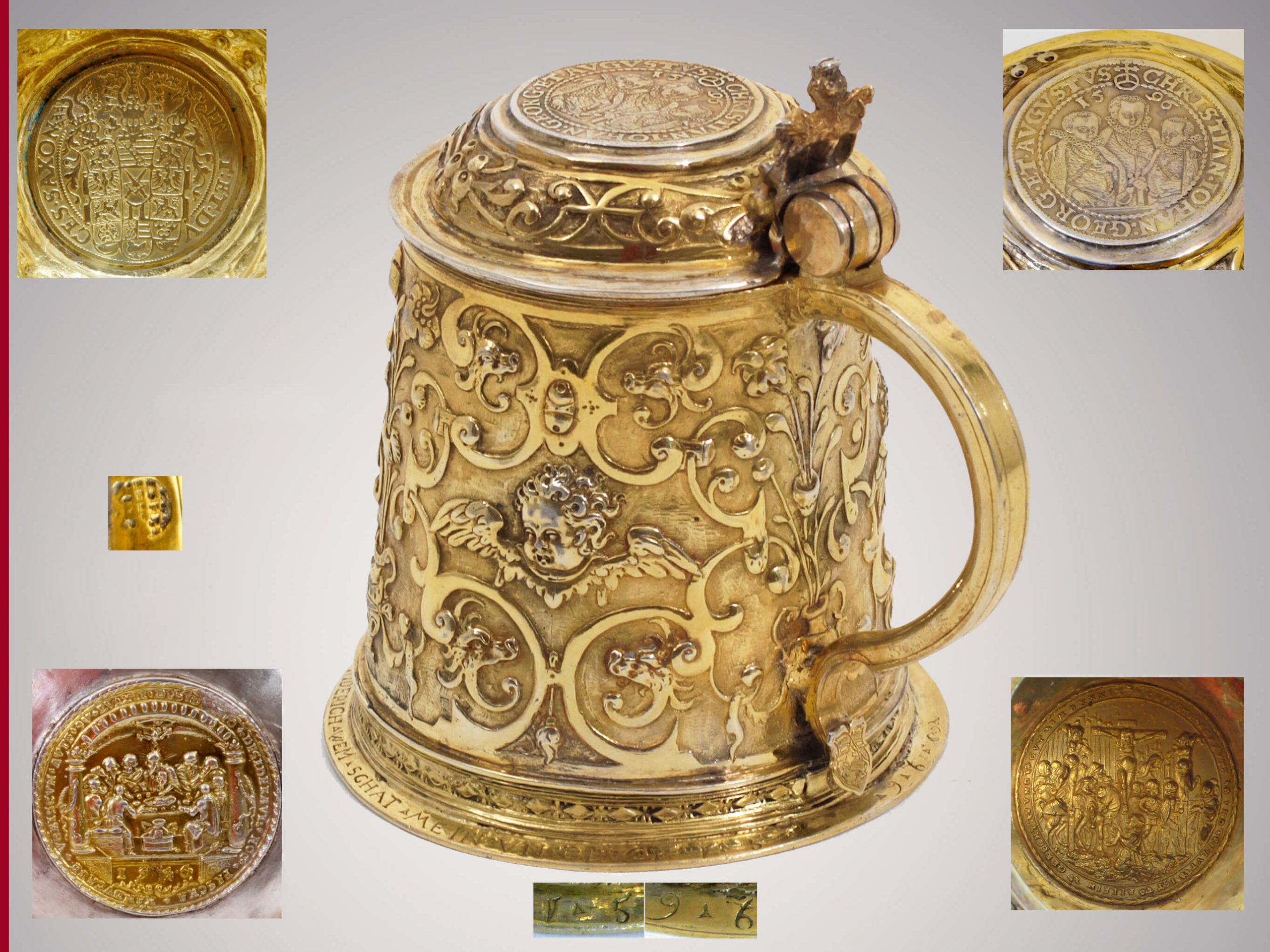 Silesian Renaissance Tankard (Jawor 1596) Silver-Gilt