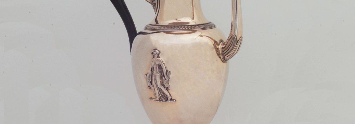 Empire silver-gilt coffeepot Odiot