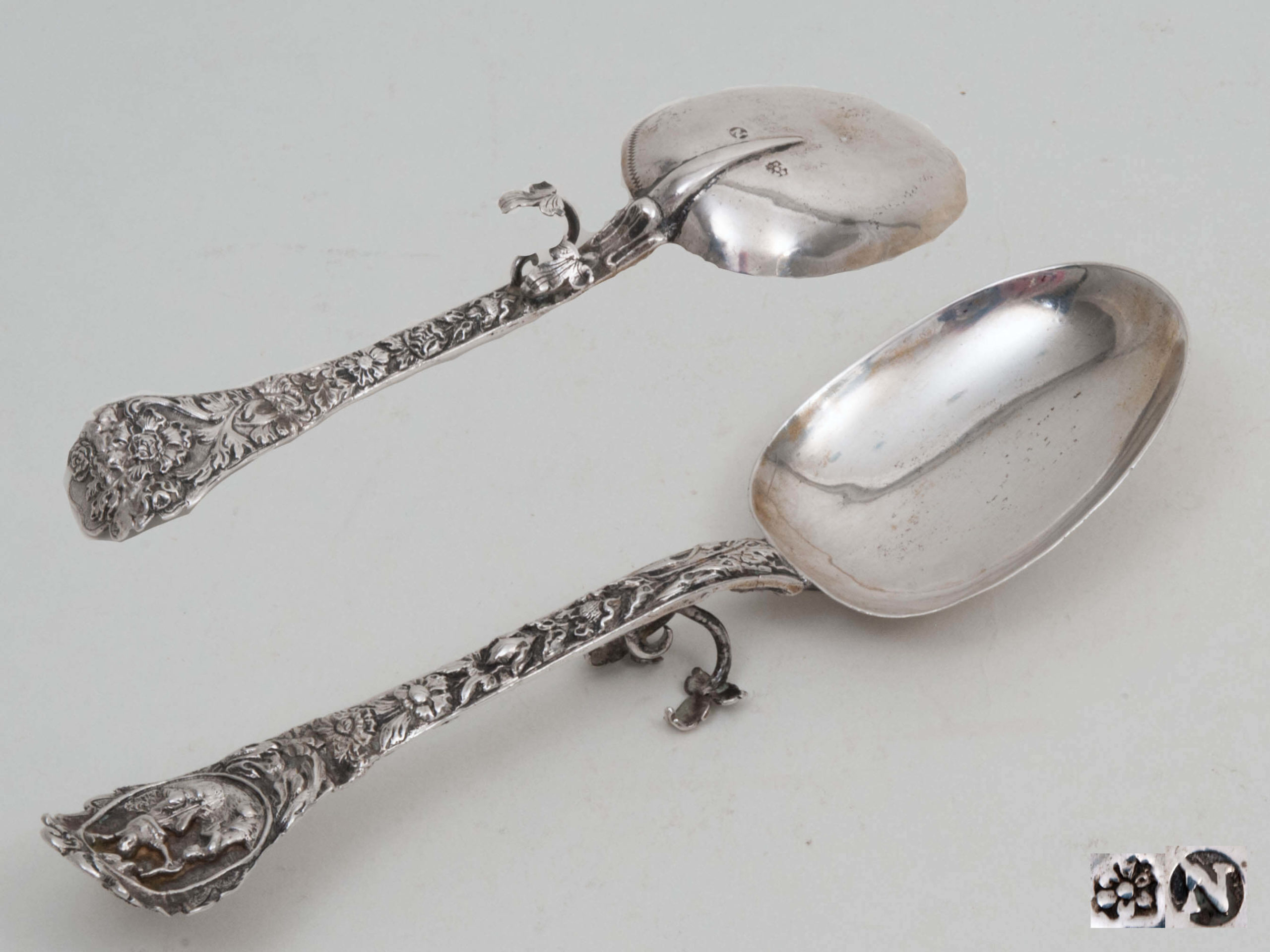 Silver christening spoon