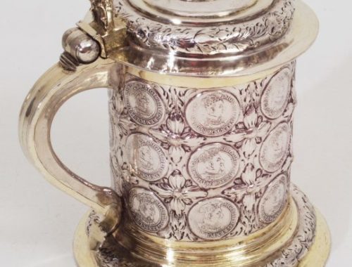 silver antique tankard, Koenigsberg 1708