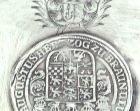 Silver Gilt Tankard Coat of Arms Baron von Kalisch