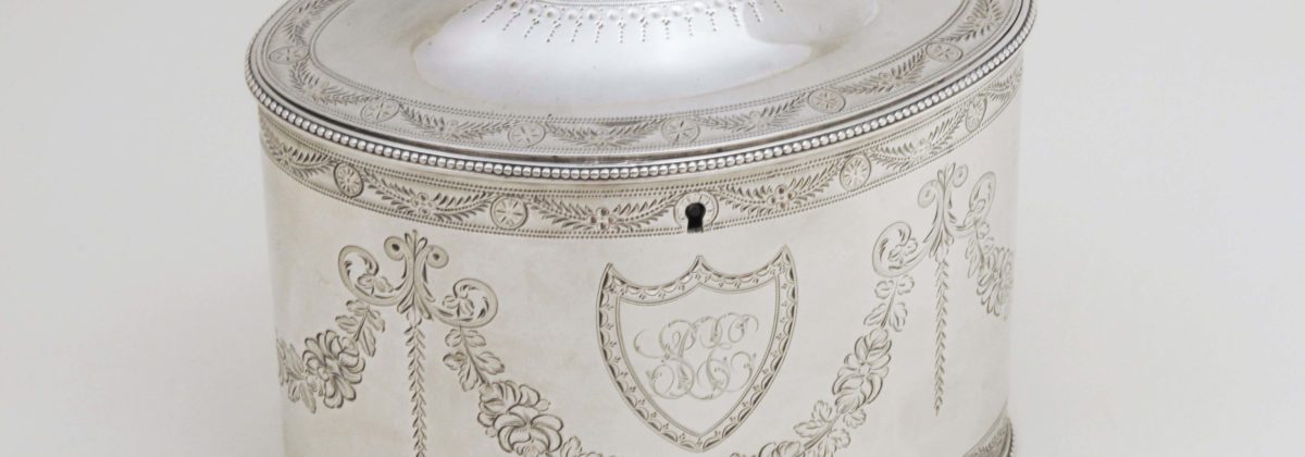 George III Tea Caddy, Silver