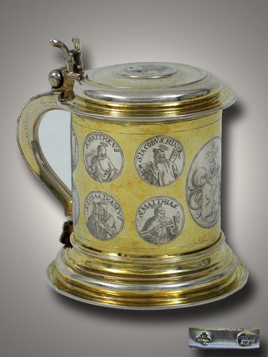 Silver Gilt Tankard, Koenigsberg 17th century